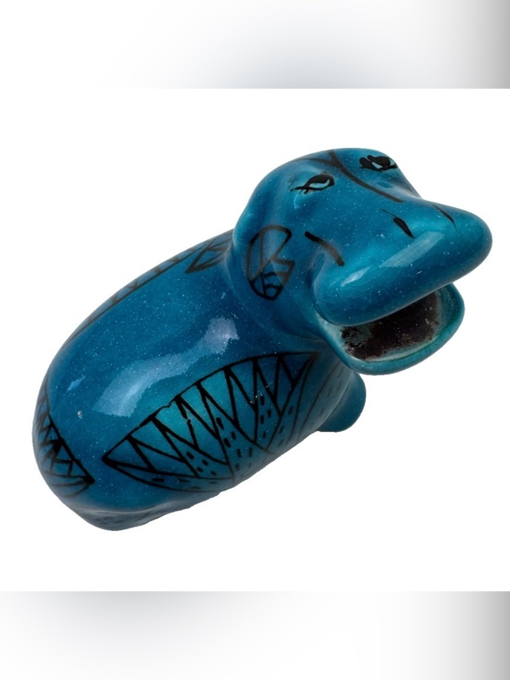 Metropolitan Museum Of Art MMA William the Hippo Blue Ceramic Figurine Egyptian